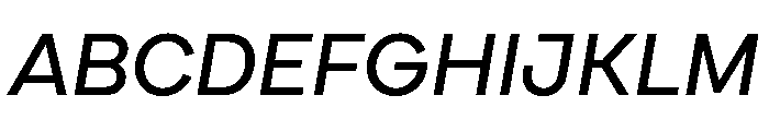 Cardium Normal Medium Italic Font UPPERCASE