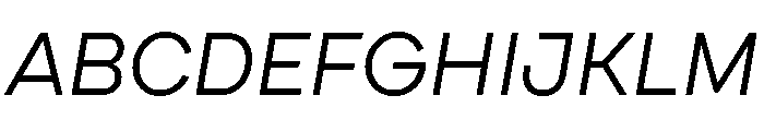 Cardium Normal Regular Italic Font UPPERCASE