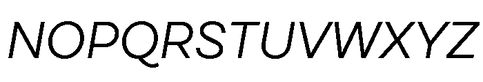 Cardium Normal Regular Italic Font UPPERCASE