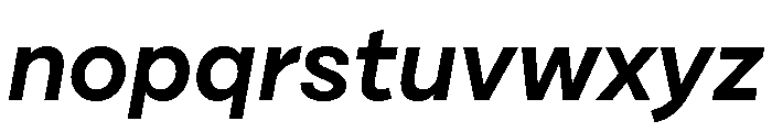 Cardium Normal Semi Bold Italic Font LOWERCASE