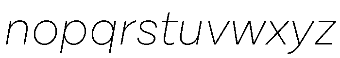 Cardium Normal Thin Italic Font LOWERCASE
