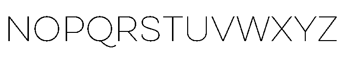 Cardium Normal Thin Font UPPERCASE