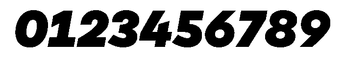 Cardium Wide Black Italic Font OTHER CHARS