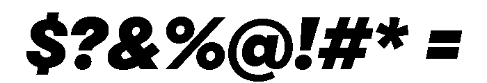 Cardium Wide Black Italic Font OTHER CHARS