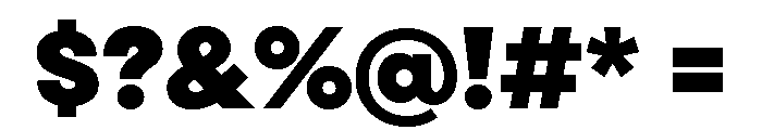 Cardium Wide Black Font OTHER CHARS