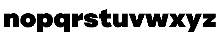 Cardium Wide Black Font LOWERCASE