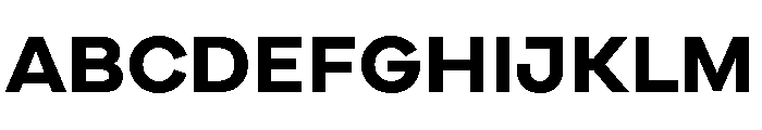 Cardium Wide Bold Font UPPERCASE