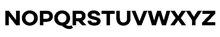 Cardium Wide Bold Font UPPERCASE