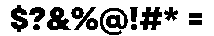 Cardium Wide Extra Bold Font OTHER CHARS