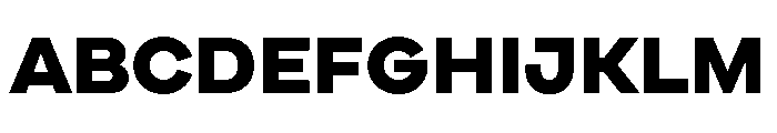 Cardium Wide Extra Bold Font UPPERCASE