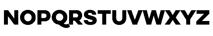 Cardium Wide Extra Bold Font UPPERCASE