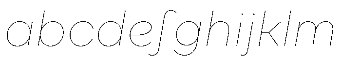 Cardium Wide Hairline Italic FONT