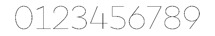 Cardium Wide Hairline Font OTHER CHARS