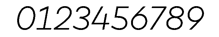 Cardium Wide Light Italic Font OTHER CHARS