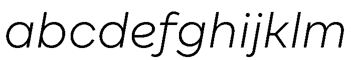 Cardium Wide Light Italic FONT