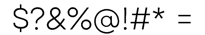 Cardium Wide Light Font OTHER CHARS