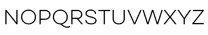 Cardium Wide Light Font UPPERCASE