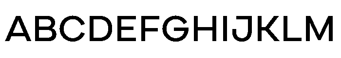 Cardium Wide Medium Font UPPERCASE