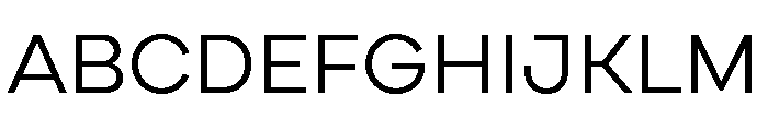 Cardium Wide Regular Font UPPERCASE