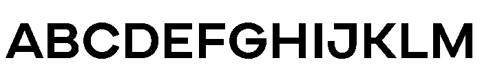 Cardium Wide Semi Bold Font UPPERCASE