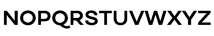 Cardium Wide Semi Bold Font UPPERCASE