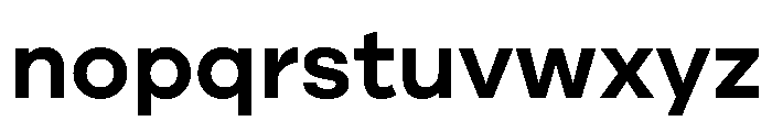 Cardium Wide Semi Bold Font LOWERCASE