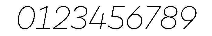 Cardium Wide Thin Italic Font OTHER CHARS
