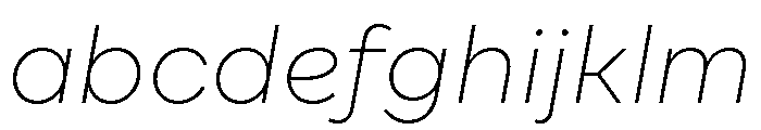 Cardium Wide Thin Italic FONT
