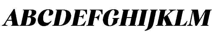 Carelia Bold Italic Font UPPERCASE