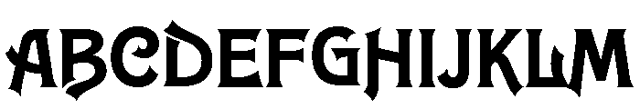 Carlingtown Gold Bold Font UPPERCASE