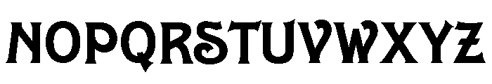Carlingtown Gold Bold Font UPPERCASE