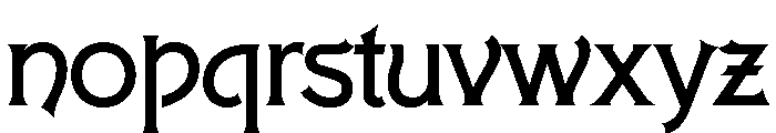 Carlingtown Silver Light Font LOWERCASE
