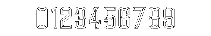 Carplate Regular Font OTHER CHARS