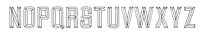Carplate Regular Font LOWERCASE
