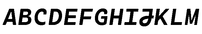 Cartograph Bold Italic Font UPPERCASE