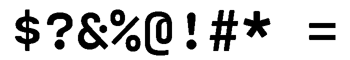 Cartograph Bold Font OTHER CHARS
