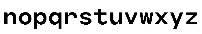 Cartograph Bold Font LOWERCASE