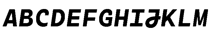 Cartograph Extra Bold Italic Font UPPERCASE