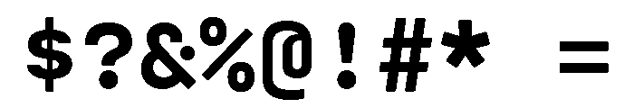 Cartograph Extra Bold Font OTHER CHARS