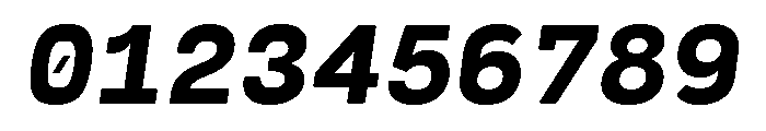 Cartograph Heavy Italic Font OTHER CHARS