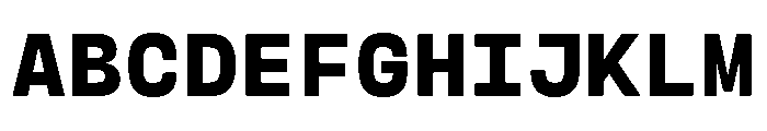 Cartograph Heavy Font UPPERCASE