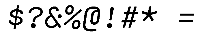 Cartograph Light Italic Font OTHER CHARS