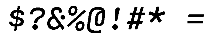 Cartograph Regular Italic Font OTHER CHARS
