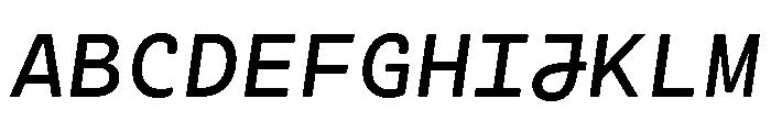 Cartograph Regular Italic Font UPPERCASE