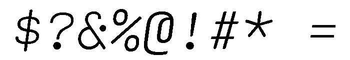 Cartograph Thin Italic Font OTHER CHARS