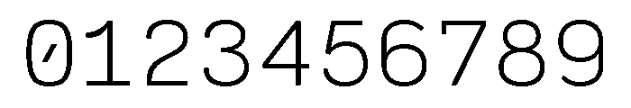 Cartograph Thin Font OTHER CHARS