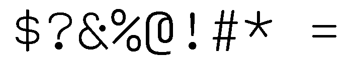 Cartograph Thin Font OTHER CHARS