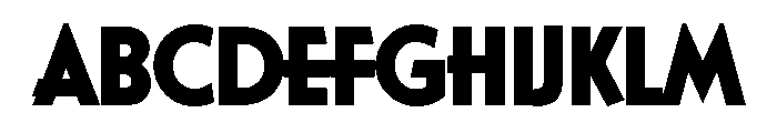 Casablanca Bold Font UPPERCASE