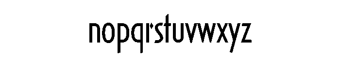 Casablanca Condensed Light Alt Font LOWERCASE