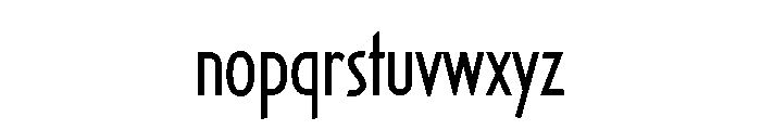 Casablanca Condensed Light Font LOWERCASE